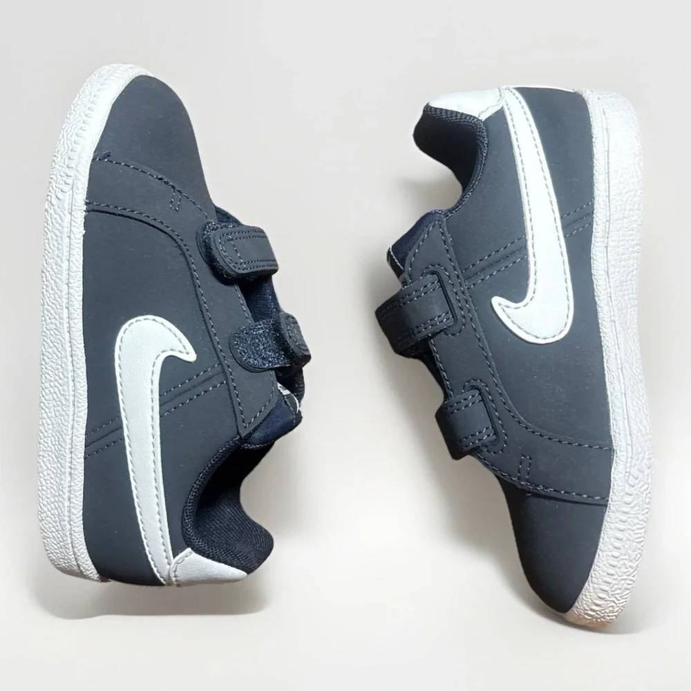NEW Nike Toddler (TDV) Court Royale NAVY WHITE (833537 400) All Day Sneaker
